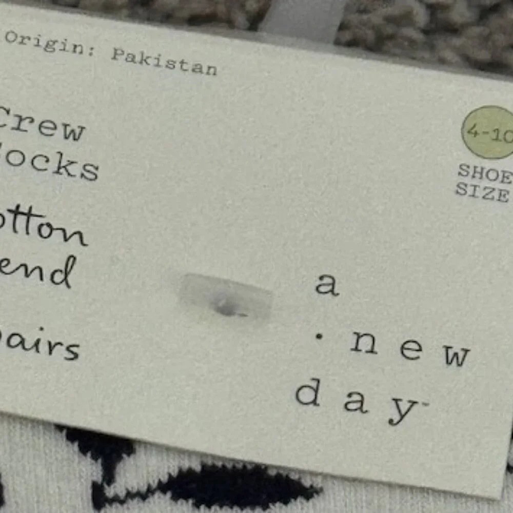 A New Day Crew‎ Socks 3 Pairs Each Pack (2 Packs = 6 Socks) NWT - Picture 4 of 6